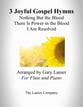 3 JOYFUL GOSPEL HYMNS (for Flute  with Piano - Instrument Part included) P.O.D cover